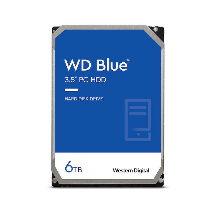 Western Digital Blue - 6TB 5400RPM SATA III 6Gb/s 64MB Cache 3.5