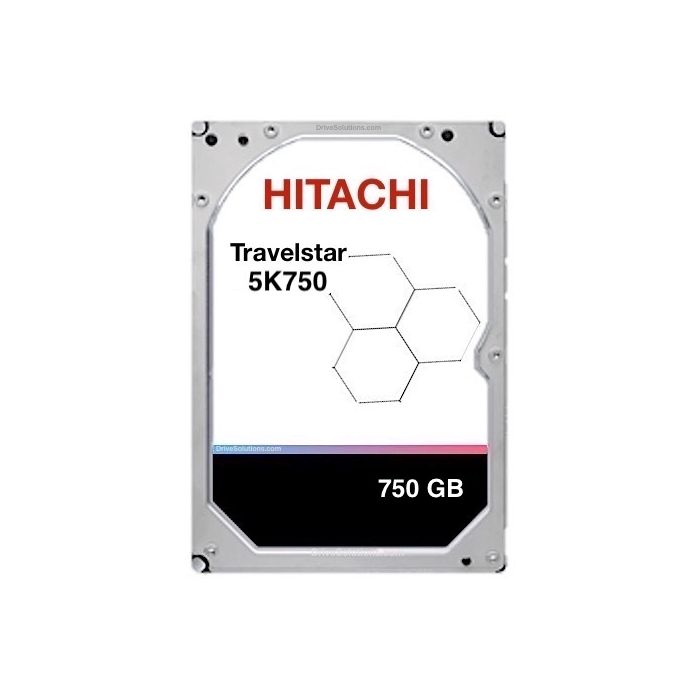 Hitachi Travelstar 5K750 - 750GB 5400RPM SATA II 3Gb/s 8MB Cache 2.5" 9.5mm Laptop Hard Drive - HTS547575A9E381 (SED)