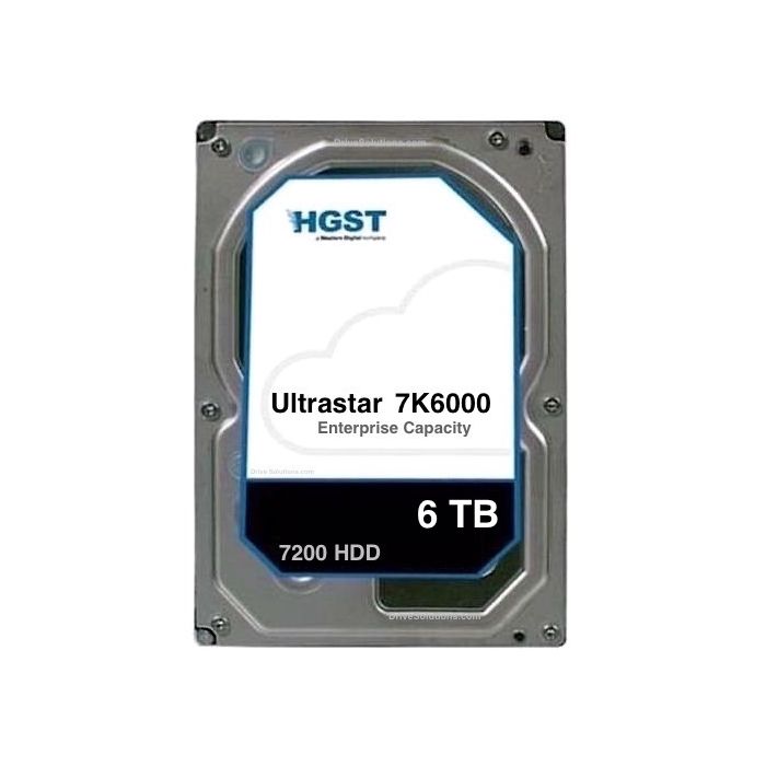 Hitachi Ultrastar 7K6000 - 6TB 7200RPM 4Kn SATA III 6Gb/s 128MB Cache 3.5" Enterprise Class Hard Drive - HUS726060ALN614 (SE)
