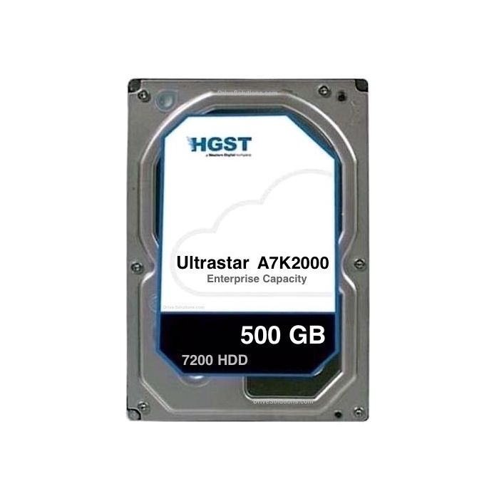 Hitachi Ultrastar A7K2000 - 500GB 7200RPM 512n SATA III 6Gb/s 32MB Cache 3.5" Enterprise Class Hard Drive - HUA722050CLA630