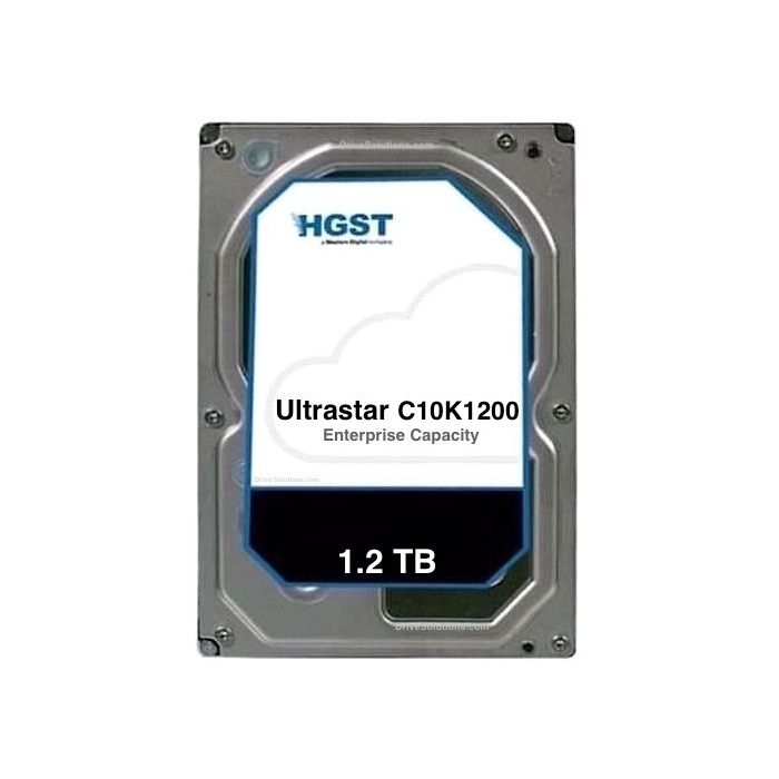 Hitachi Ultrastar C10K1200 - 1.2TB 10K RPM 512n SAS 6Gb/s 64MB Cache 2.5" 15mm Enterprise Class Hard Drive - HUC101212CSS601 (SED)