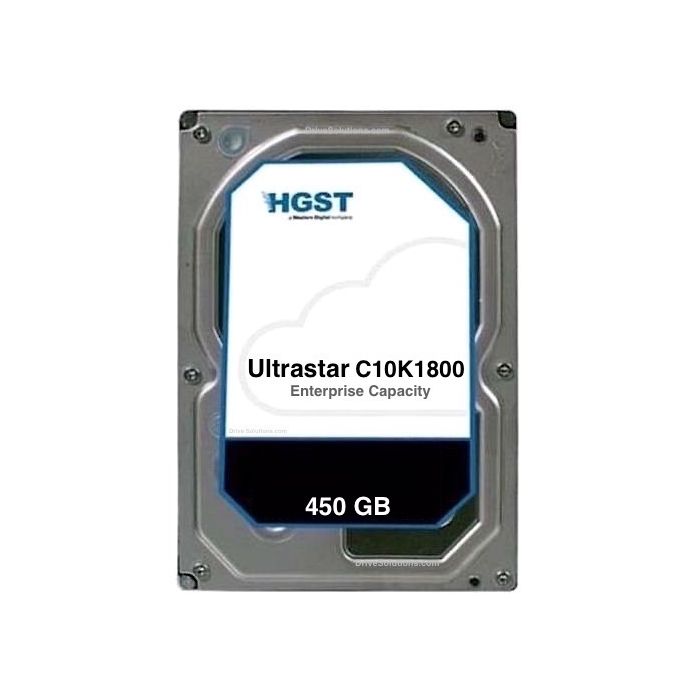 Hitachi Ultrastar C10K1800 - 450GB 10K RPM 512e SAS 12Gb/s 128MB Cache 2.5" 15mm Enterprise Class Hard Drive - HUC101845CS4205 - 0B31307 (SED FIPS 140-2)