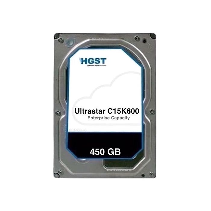 Hitachi Ultrastar C15K600 - 450GB 15K RPM 512n SAS 12Gb/s 128MB Cache 2.5" 15mm Enterprise Class Hard Drive - HUC156045CSS201 - 0B28990 (SED)