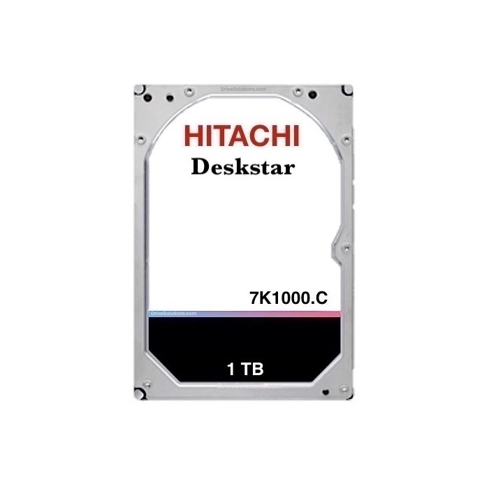 Hitachi DeskStar 7K1000.C 1TB - 7200RPM SATA III 6Gb/s 32MB Cache 3.5" Desktop Hard Drive - HDS721010CLA632