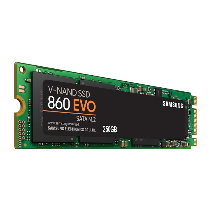 Samsung 860 EVO 250GB SATA III 6Gb/s  V-NAND 3bit MLC M.2 NGFF (2280) Solid State Drive - MZ-N6E250BW (TCG Opal 2)