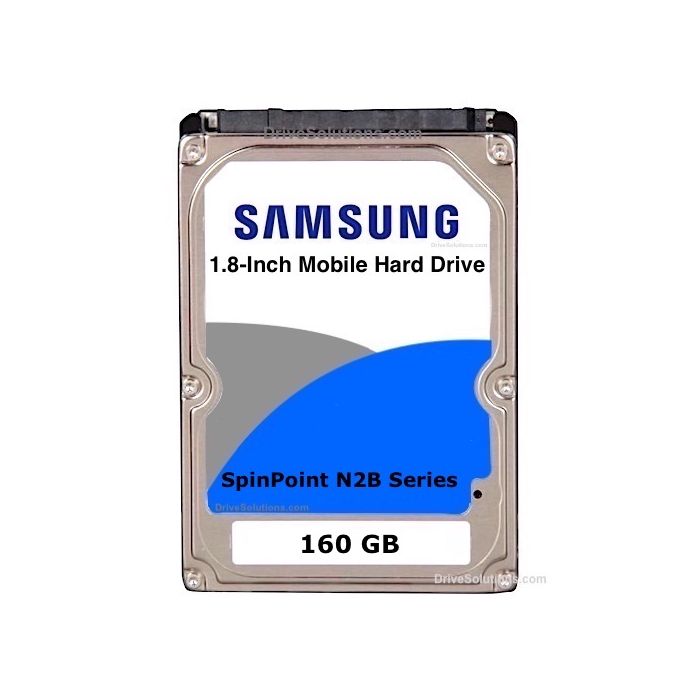 Samsung Spinpoint N2B - 160GB 4200RPM ZIF Ultra-ATA 100Mb/sec 2MB Cache 1.8" 8mm Laptop Hard Drive - HS160JB