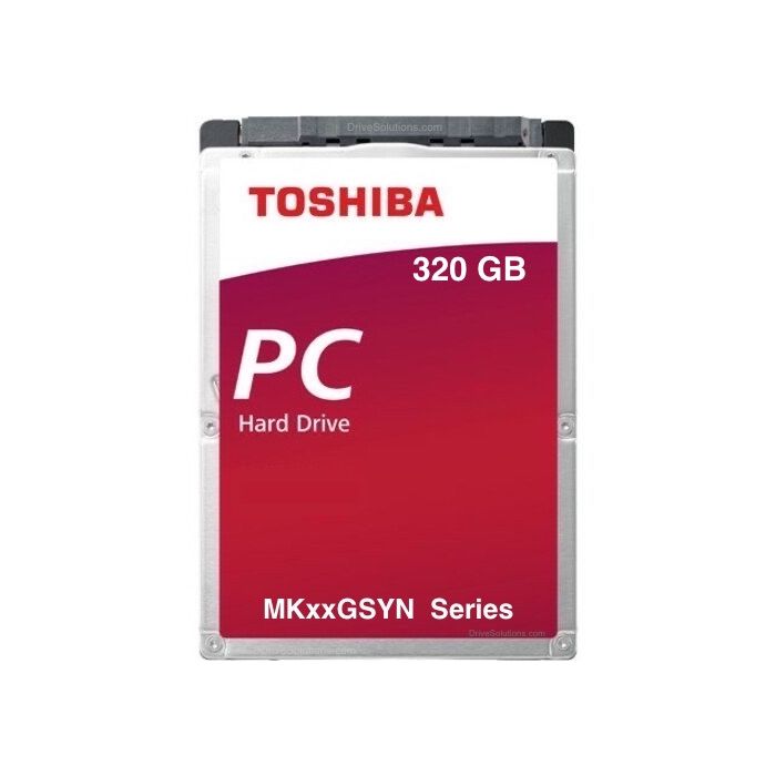 Toshiba Mobile HDD - 320GB 7200RPM SATA II 3Gb/s 16MB Cache 2.5" 9.5mm Laptop Hard Drive - MK3261GSYN