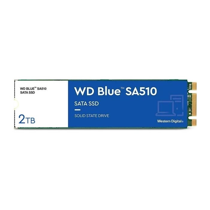 Western Digital Blue SA510 2TB SATA III M.2 2280 Solid State Drive-WDS200T3B0B