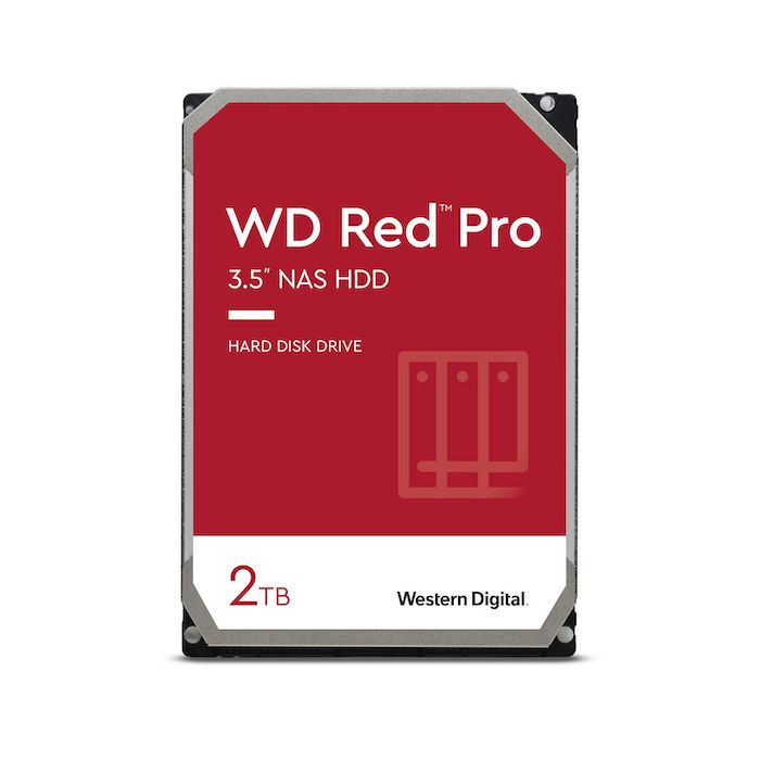 Western Digital Red Pro - 2TB 7200RPM SATA III 6Gb/s 64MB Cache 3.5" NAS Network Hard Drive - WD2002FFSX